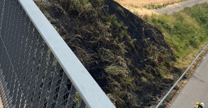 PKW-Brand BAB 6 --> Nürnberg Bild 7