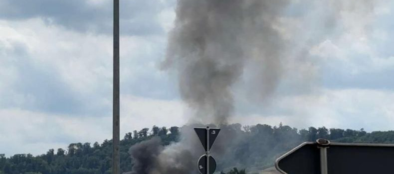 PKW-Brand BAB 6 --> Nürnberg Bild 8